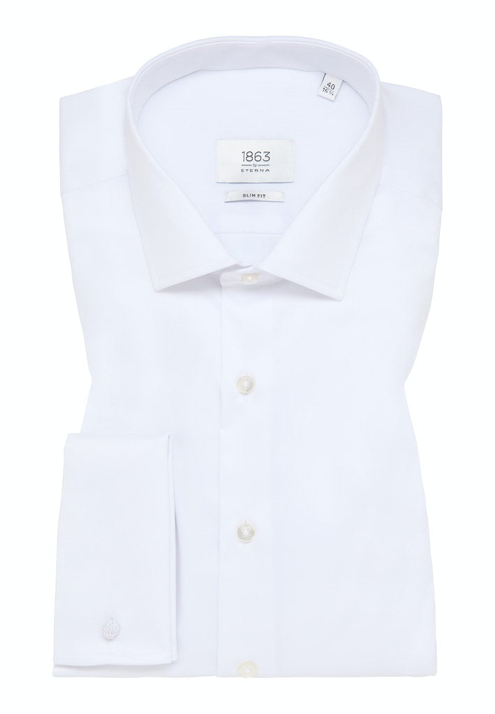 "1863" Eterna "Dobbelt Manchet" Slim fit Skjorte